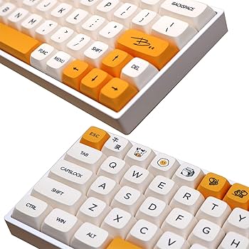 Amazon | ZMX カスタム PBT キーキャップ ハニーミルク 140キー XDA
